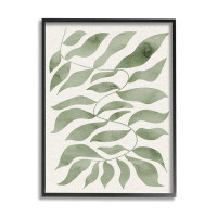 Stupell Industries Boho Plant Leaf Sprig On Canvas by Daphne Polselli Graphic Art