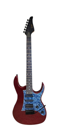 On Sale! Demo Video! HSS Strat 24 Fret full-size Red Premium PPE798