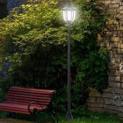 Our 60-lumens solar torch light post is not only practical, but an attractive addition to your outdo...