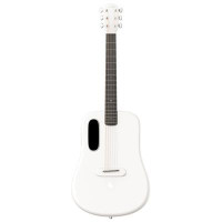 Lava ME 3 38" Acoustic Electric Hybrid Guitar with Case (L9130002-2B) - White