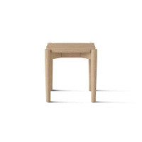 Omosa House Grin 15'' Tall Solid Wood Utility Stool