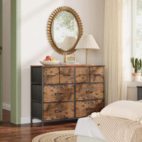17 Stories Dresser For Bedroom With 8 Drawers, Wide Fabric Storage And Organization, Dresser, Chest Of Drawers Living Ro