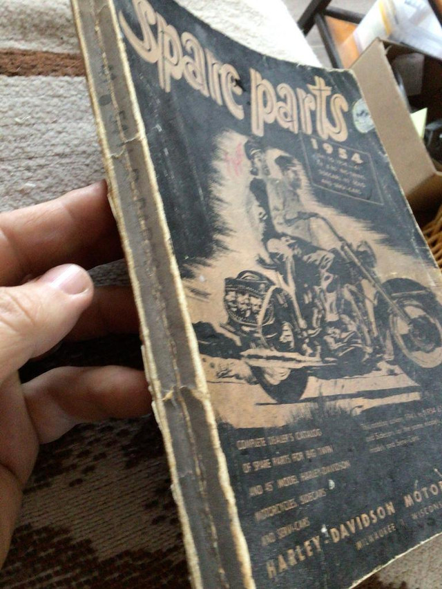 FLATHEAD UL80 PANHEAD 61 74 FLATHEAD 45 GENUINE HARLEY DAVIDSON  1954 COMPLETE DEALERS CATALOG OF SPARE PARTS in Motorcycle Parts & Accessories - Image 2