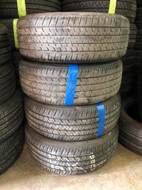 215 55 17 2 Bridgestone QuietTrack Used A/S Tires With 95% Tread Left