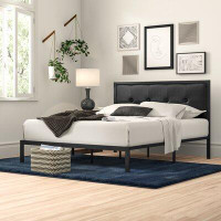 Zipcode Design™ Brookneal Tufted Upholstered Platform Bed
