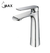 Vessel Sink Bathroom Faucet Ultra Thin Spout 10 Brushed Nickel Finish