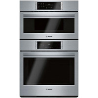 Bosch 30inch True Convection Microwave  and Wall Oven Combination  (HBL8753UC)Stainles Steel Super Sale $3999.00 No Tax