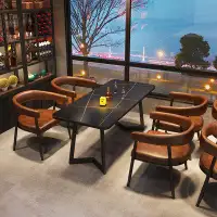 Corrigan Studio American vintage bar cafe restaurant table sets