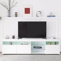 Bluesofa Modern Design TV Stands with Multi-Functional Storage
