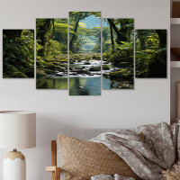 Millwood Pines Bwindi Impenetrable Jungle Uganda I - Landscapes Wall Art Living Room - 5 Panels