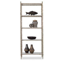 Ambella Home Collection 87'' H x 34'' W Aluminum Etagere Bookcase