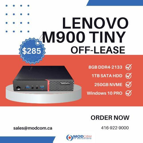 Refurbished Lenovo M900 Tiny for Sale - Save Big on Off-Lease Models in Desktop Computers