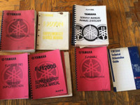 1984-1991 Yamaha FJ 600 1100 1200 Service Manuals & Supplements