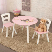 KidKraft Kids 3 Piece Round Table and Chair Set