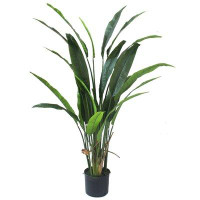 Bay Isle Home™ Bird of Paradise Silk Palm Plant in Pot