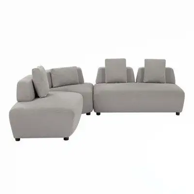 Latitude Run® 3-Piece Sectional Sofa Free Convertible Sofa