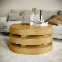 Joss & Main Givry Coffee Table with Casters
