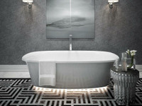 66 x 34 Dream Bathtub with Mood Lighting ( Made from Unimar in White )