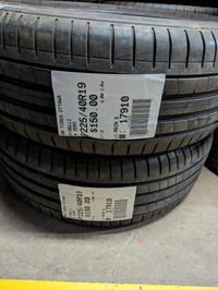 P225/40R19  225/40/19  PIRELLI  P ZERO  ( all season summer tires ) TAG #  17910