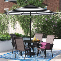 Etta Avenue™ Harleigh 8'9" Lighted Market Umbrella