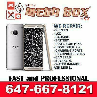 [ BEST REPAIR FIX SALE ] HTC M7, M8, M9, ONE X, 8S, 8X PHONE SCREEN, LCD, BATTERY, CHARGING PORT REPAIR ON SPOT ! in Cell Phone Services in City of Toronto