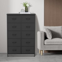 Ebern Designs 10-Drawer Dresser For Large Bedroom,  Living Room