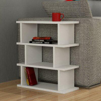 East Urban Home Floor Shelf End Table with Storage