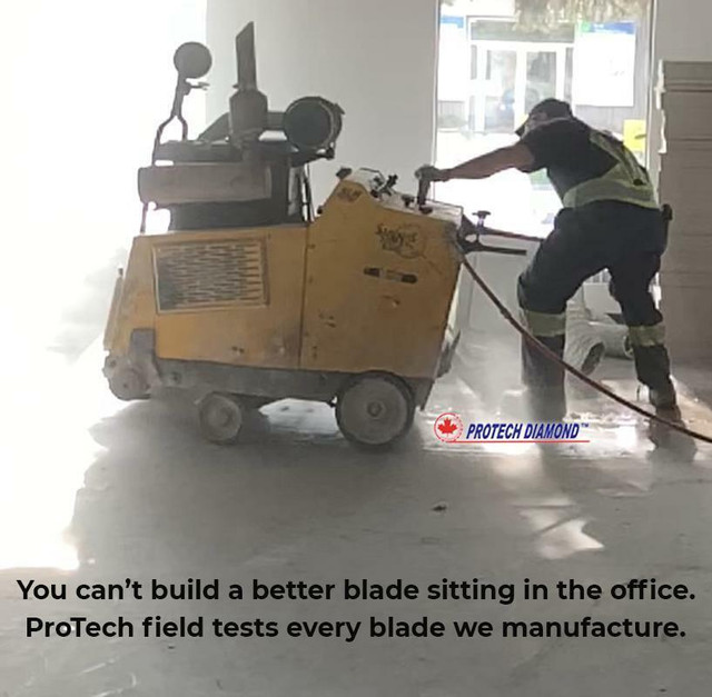 Burnt Blade? Broken Core Bit? Wobbly Blade Lost Tension? ProTech Diamond ™ Tool Re Tip Service Can help! in Other in Prince Edward Island - Image 4