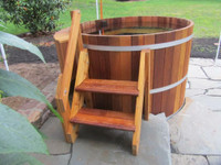 Canadas #1 Wooden Hot Tub MFG 2- 10 person sizes available with multiple heating options!