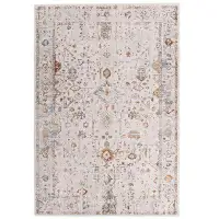 Bungalow Rose Auburn Transitional Area Rug In Grey/Brown