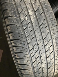 4 pneus d'été 245/60/20 107H Yokohama Geolandar G96 52.5% d'usure, mesure 7-7-10-7/32