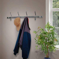Enclume Handcrafted Coat Rack with 4 Double Hooks