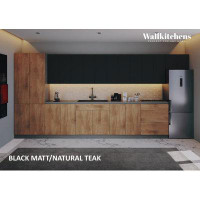 WALLKITCHENS FK-IMPERIAL 80" H x 174" W x 24" D Medium Density Fiberboard (MDF) Ready-to-Assemble Kitchen Cabinet Set