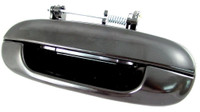 Door Handle Rear Outer Driver Side Chevrolet Trailblazer 2002-2009 (With Chrome Trim) , GM1520118