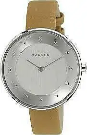 Promo!  Skagen Women's SKW2326 Stainless Steel Watch with Leather Band,$79(was$259)