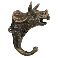 Design Toscano Triceratops 3'' Wide Wall Hook