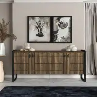 SpiritHome Metal Frame Console Table