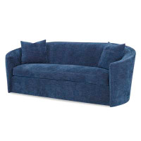 Ambella Home Collection Aurora 88'' Round Arm Sofa with Reversible Cushions