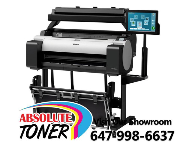 $99.95/month. NEW Canon imagePROGRAF TM-300 36in Large Format Printer Color Fade-resistant Drawing CAD GIS Maps Signage in Printers, Scanners & Fax in Ontario