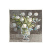 Stupell Industries Stupell Industries Rustic White Tulip Vase Canvas Wall Art Design By Danhui Nai