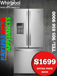 Whirlpool WRF560SEHZ 30 French Door Refrigerator 19.7 cu. ft. Capacity, Fingerprint Resistant Stainless Steel