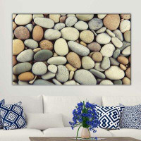 East Urban Home 'Pebbles V' Photographic Print on Wrapped Canvas