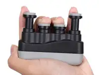 Finger Strengthener,4 Tension Adjustable Hand Grip Exerciser Ergonomic Silicone Trainer for Guitar, Piano, Trigger Finge