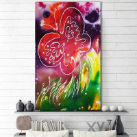 Ebern Designs 'Butterfly' Acrylic Painting Print on Wrapped Canvas