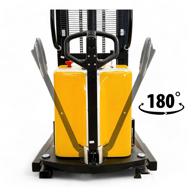 HOC EMS1035W SEMI ELECTRIC WIDE LEG STACKER 1000 KG (2204 LBS) 138 CAPACITY + 3 YEAR WARRANTY + FREE SHIPPING in Other - Image 3
