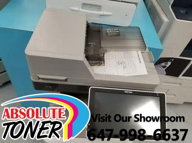 GREAT PRICE OF $1950 FOR RICOH BLACK AND WHITE LASER MULTIFUNCITONAL PRINTER . WITH SPEED OF 62PPM ,COPY, SCAN AND FAX. in Printers, Scanners & Fax in Ontario - Image 2