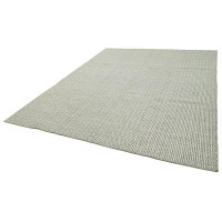 Rug N Carpet Nepal Geometric Grey Geometric Wool Handmade Area Rug