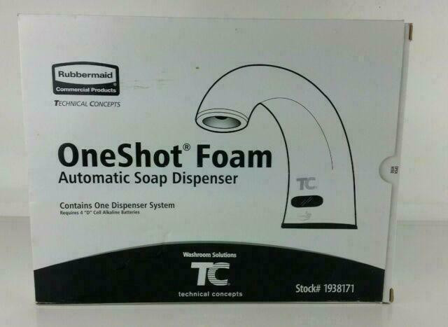 Touch-Free Automatic Chrome Low Profile Liquid Soap / Foam / hand sanitizer Dispenser Rubbermaid Commercial One Shot in Health & Special Needs in Toronto (GTA) - Image 4