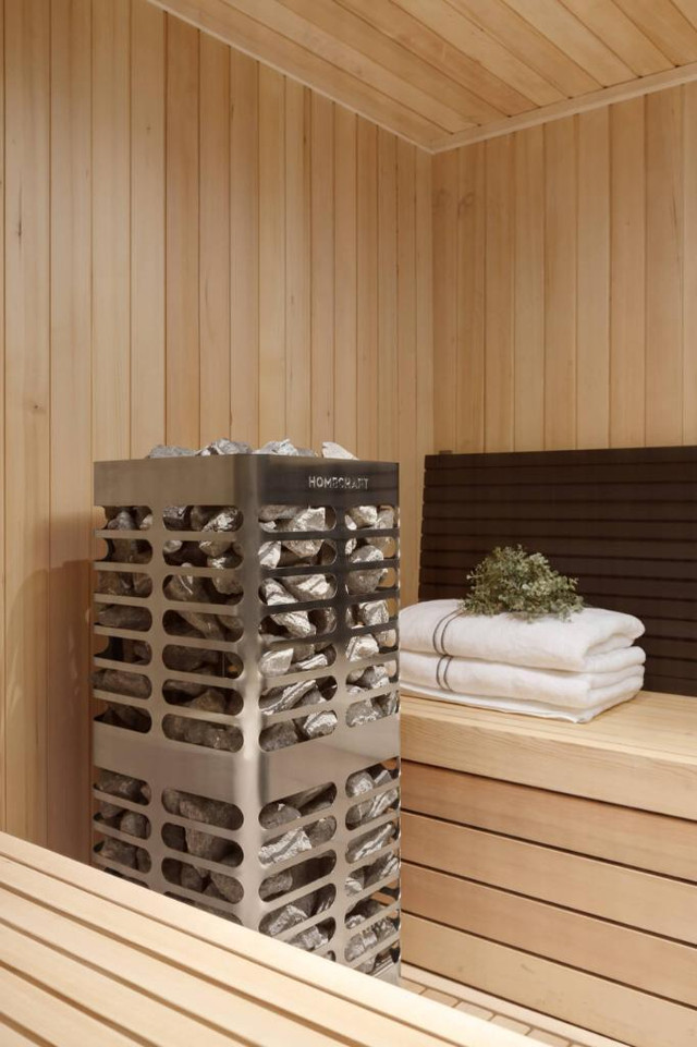 traditional sauna heater for sale,  $200 lb. rocks for huge steam generation, cell 7802656399 in Hot Tubs & Pools - Image 4