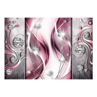 Rosdorf Park Glam Wallpaper Wall Mural - Pink And Diamonds